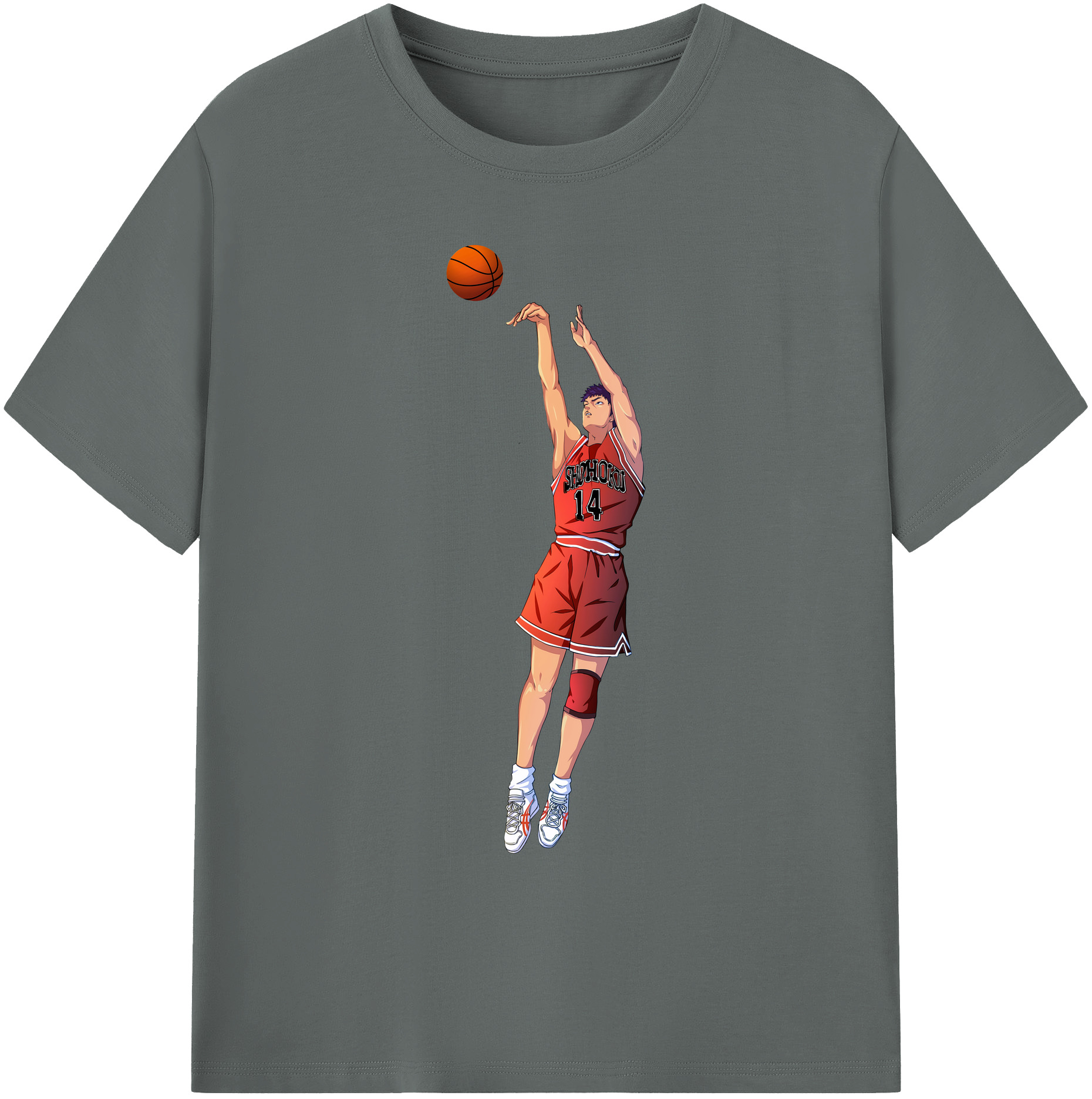 （画像用） SLAM DUNK／スラムダンク 綿100％ メンズ半袖Tシャツ｜肌触りやわらか＆通気性